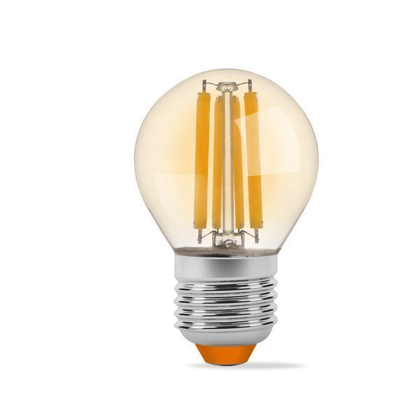 LED лампа VIDEX Filament G45FA 6W E27 2200K бронза 25800 фото