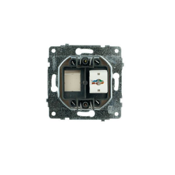Механізм розетки комп&rsquo;ютерної (CAT6) Ovivo Electric GRANO кремовий 600-000302-229 фото