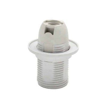 Патрон пластиковий з юбкою Horoz Electric Е14 білий 094-002-0004-010 фото
