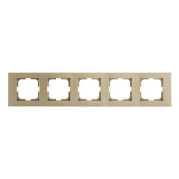 Рамка 5-на Ovivo Electric GRANO титан 400-120000-250 фото
