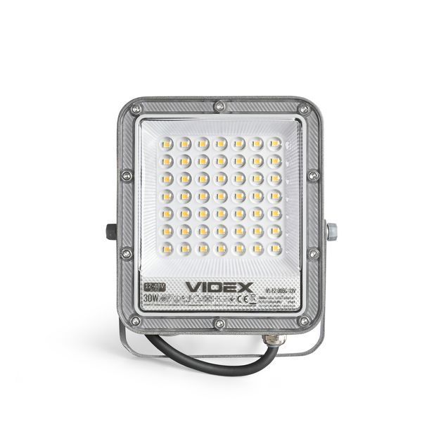 LED прожектор PREMIUM VIDEX F2 30W 5000K AC/DC12-48V 25960 фото