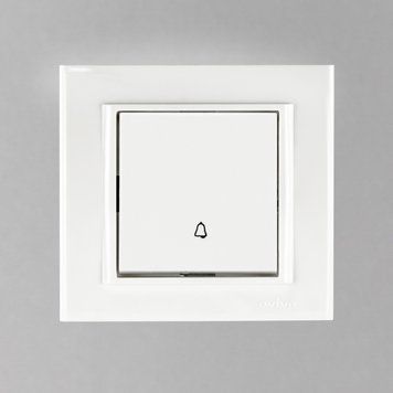 Кнопка дзвінка Ovivo Electric Mina біла 401-010200-207 фото