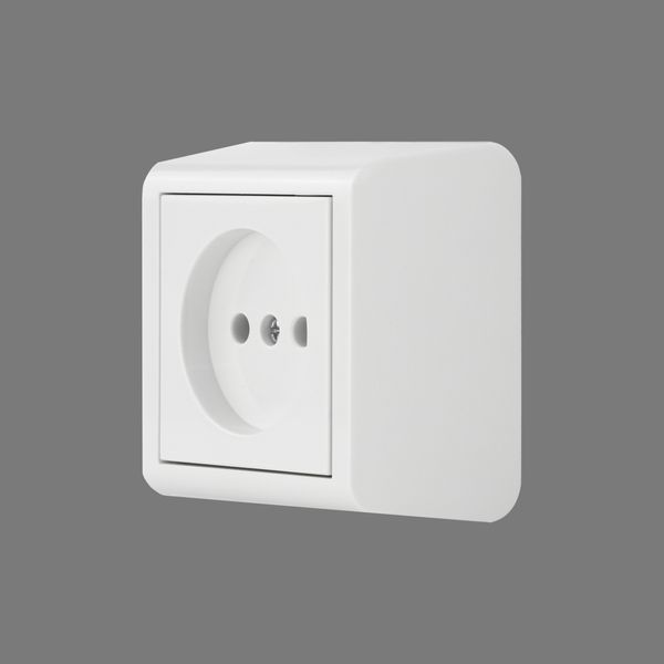 Розетка Ovivo Electric NIVO біла 402-010000-215 фото