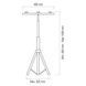 Підставка під прожектор подвійна Horoz Electric TRIPOD DOUBLE 107-001-0002-010 фото 2