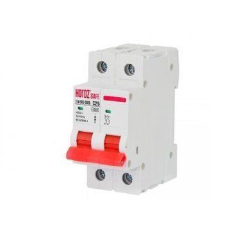Автоматичний вимикач Horoz Electric SAFE 25А 2P С 114-002-2025-010 фото